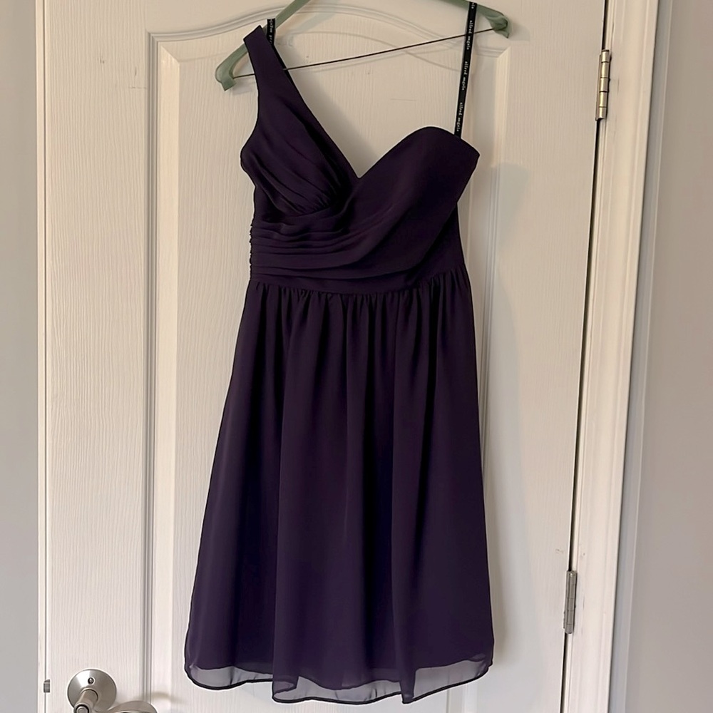 One shoulder formal short dress